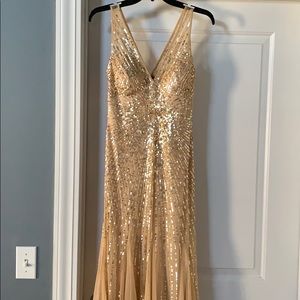 Adrianna Papell bridesmaid gown